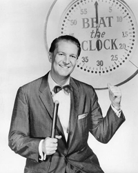 Bud Collyer on Beat the Clock. 1958